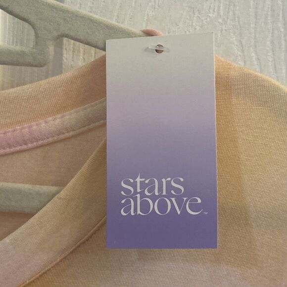 NWT Stars Above Plus 1X Sleep Shirt Nightgown Tie Dye Pink Modal Soft Pajama - Picture 9 of 16